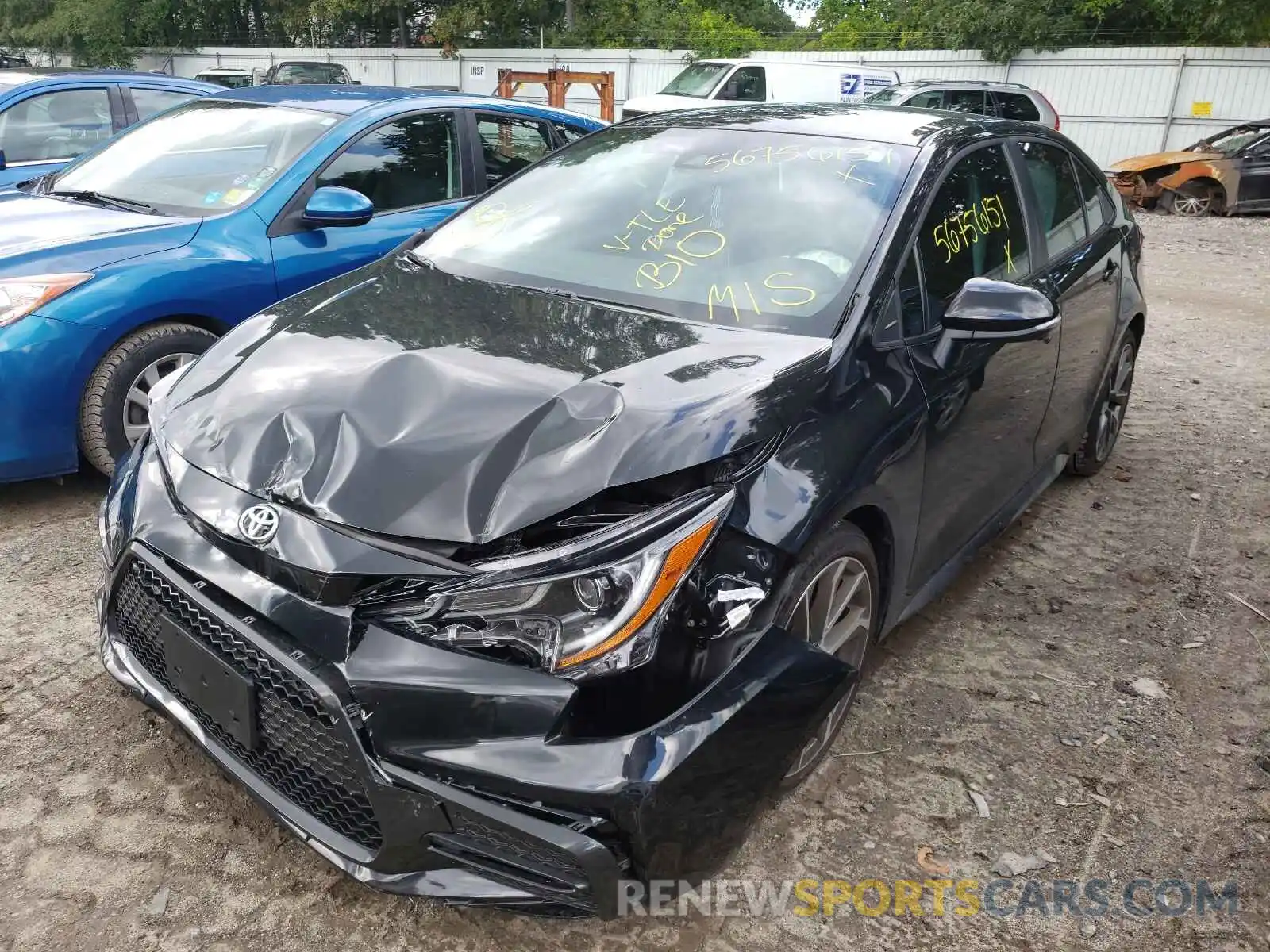 2 Photograph of a damaged car 5YFS4MCE6MP081092 TOYOTA COROLLA 2021