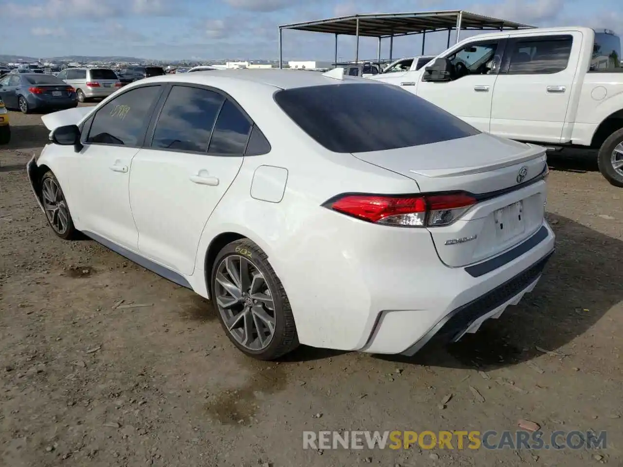 3 Photograph of a damaged car 5YFS4MCE6MP081299 TOYOTA COROLLA 2021