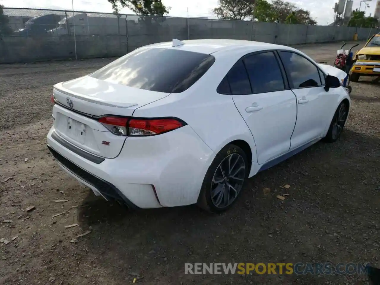 4 Photograph of a damaged car 5YFS4MCE6MP081299 TOYOTA COROLLA 2021