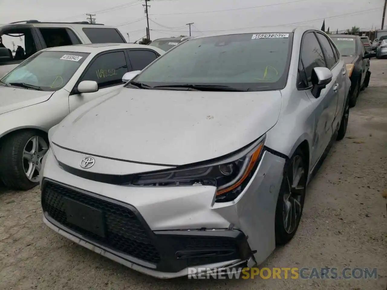 2 Photograph of a damaged car 5YFS4MCE6MP081688 TOYOTA COROLLA 2021