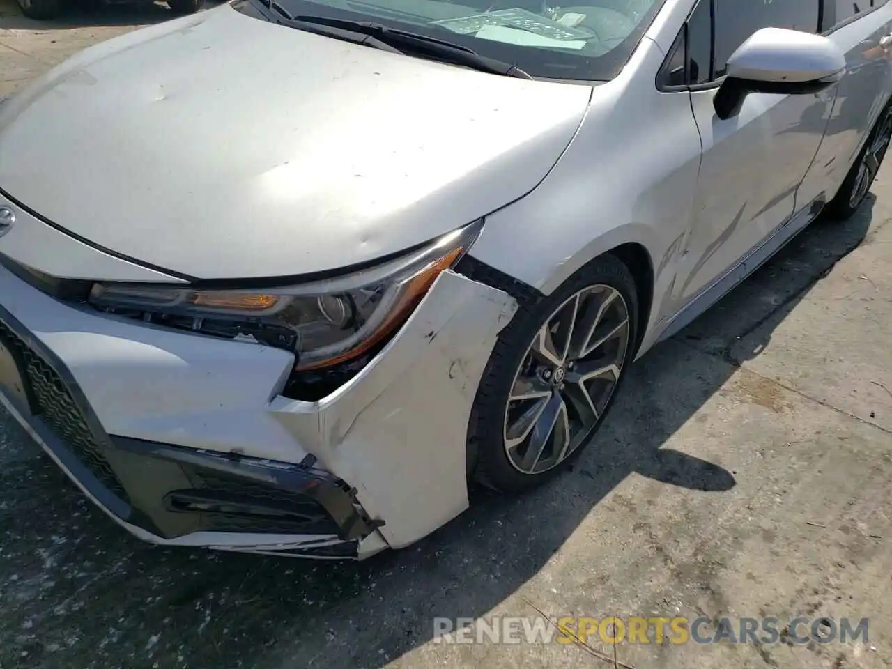 9 Photograph of a damaged car 5YFS4MCE6MP081688 TOYOTA COROLLA 2021