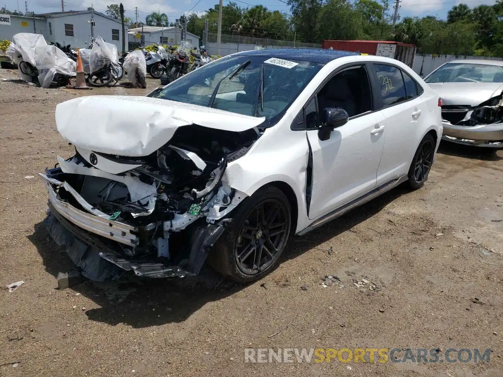 2 Photograph of a damaged car 5YFS4MCE6MP082095 TOYOTA COROLLA 2021