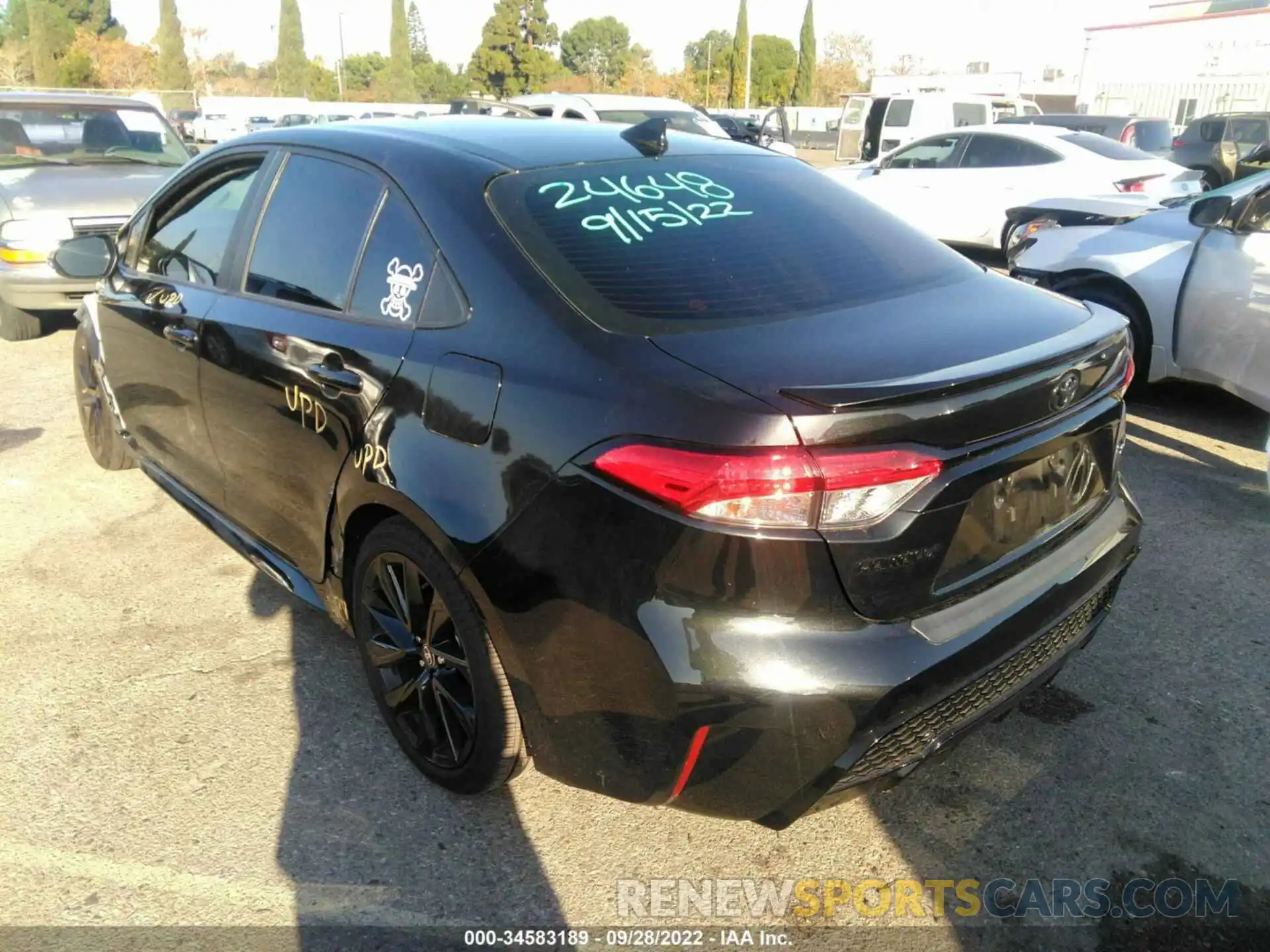 3 Photograph of a damaged car 5YFS4MCE6MP083621 TOYOTA COROLLA 2021