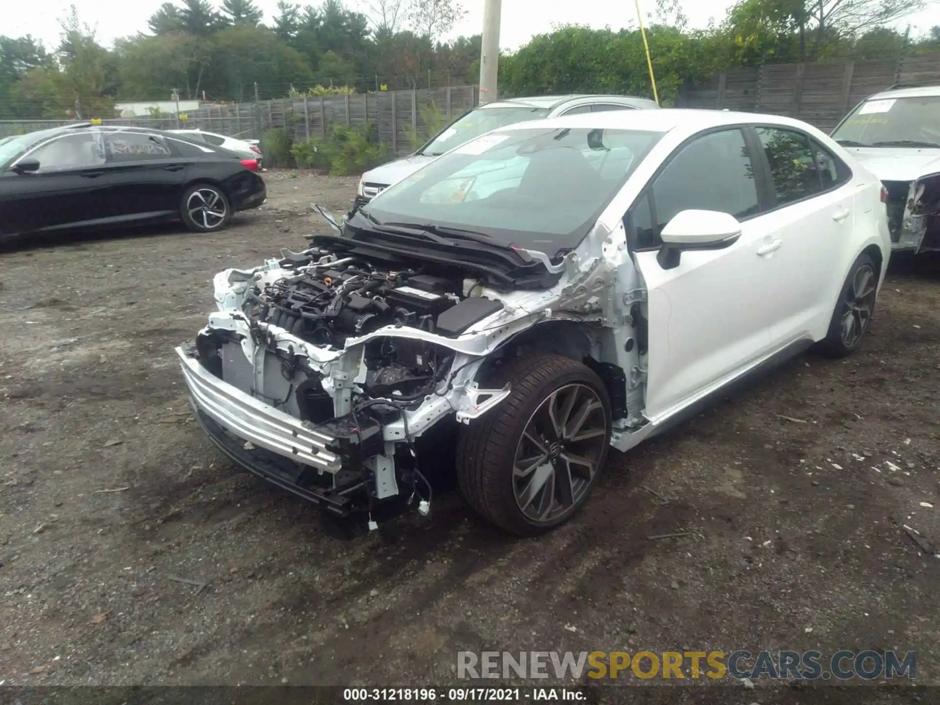 2 Photograph of a damaged car 5YFS4MCE6MP087054 TOYOTA COROLLA 2021