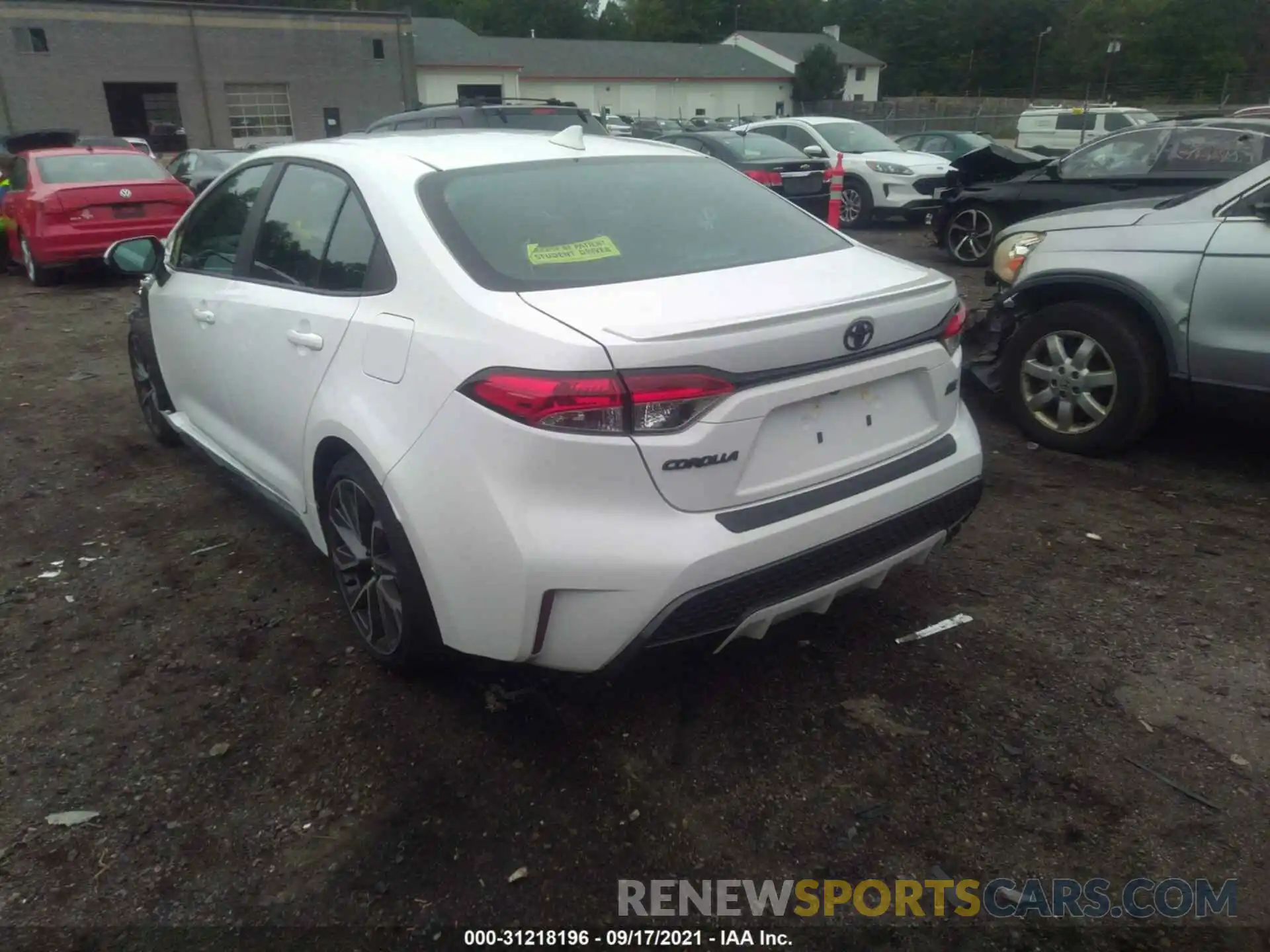 3 Photograph of a damaged car 5YFS4MCE6MP087054 TOYOTA COROLLA 2021