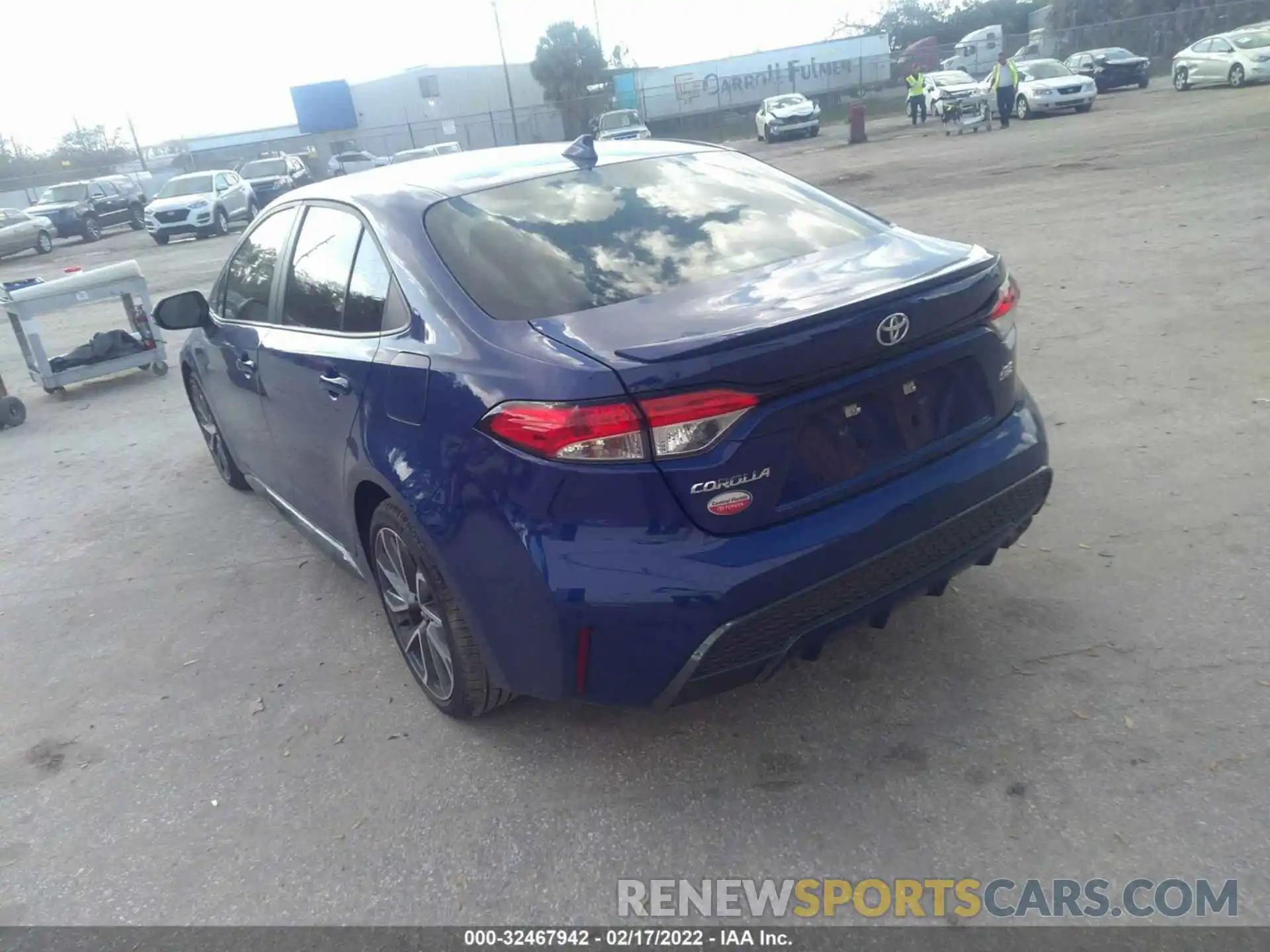 3 Photograph of a damaged car 5YFS4MCE6MP089922 TOYOTA COROLLA 2021