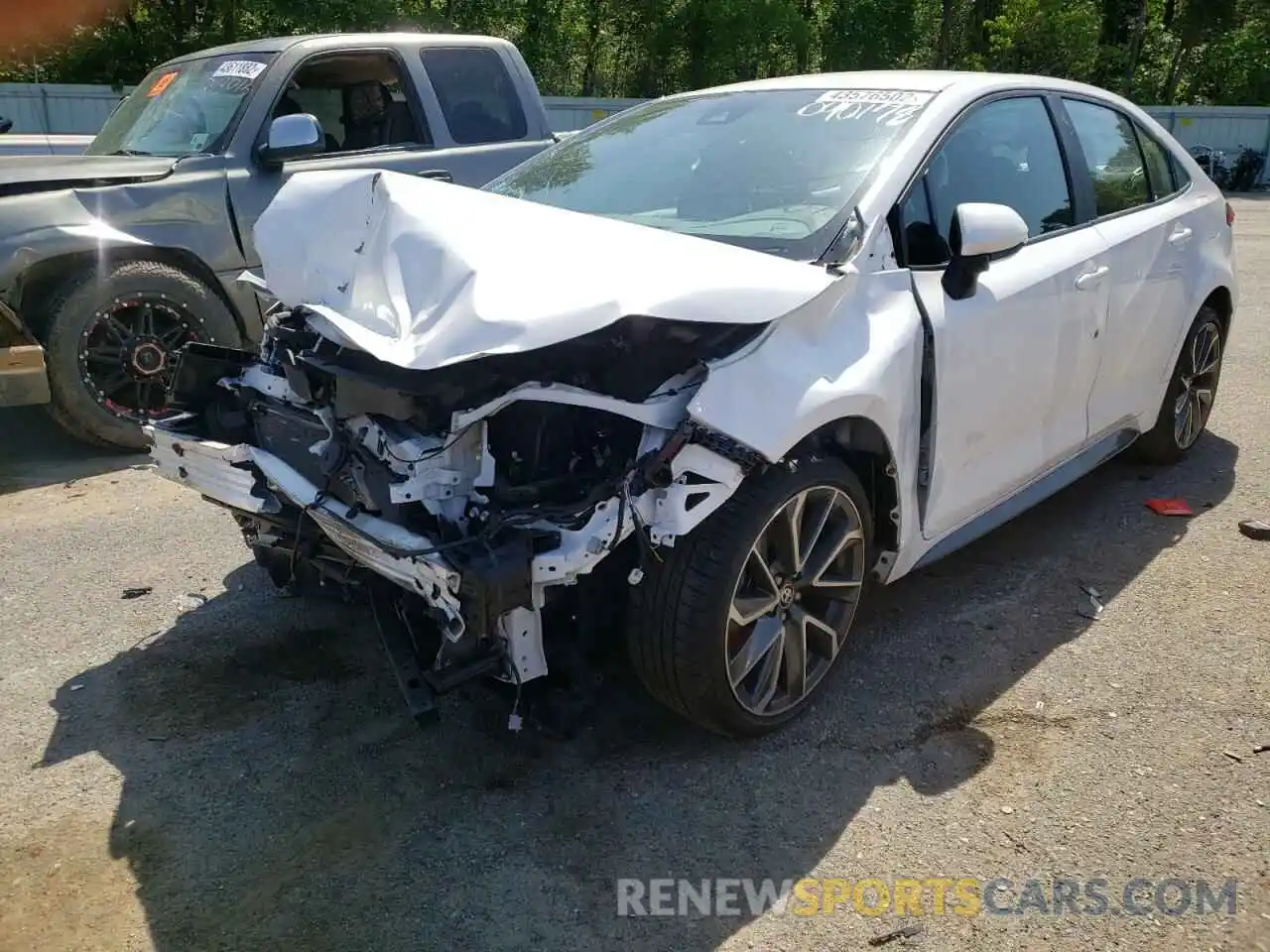 2 Photograph of a damaged car 5YFS4MCE6MP090178 TOYOTA COROLLA 2021