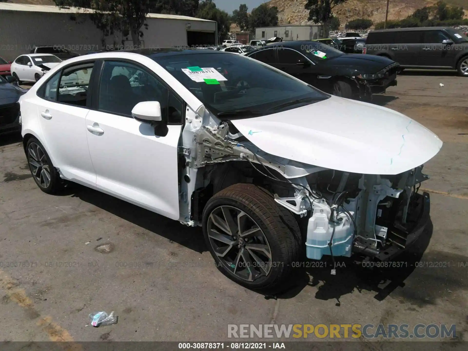 1 Photograph of a damaged car 5YFS4MCE6MP090620 TOYOTA COROLLA 2021