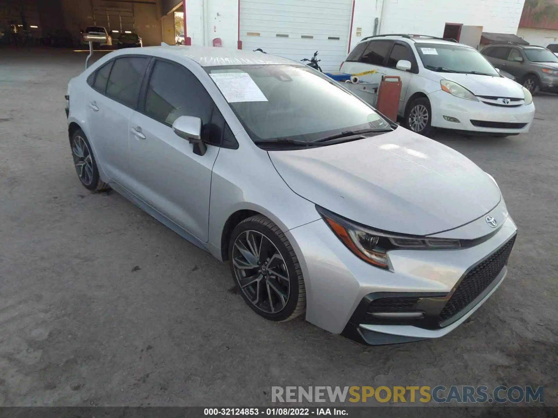 1 Photograph of a damaged car 5YFS4MCE7MP058131 TOYOTA COROLLA 2021