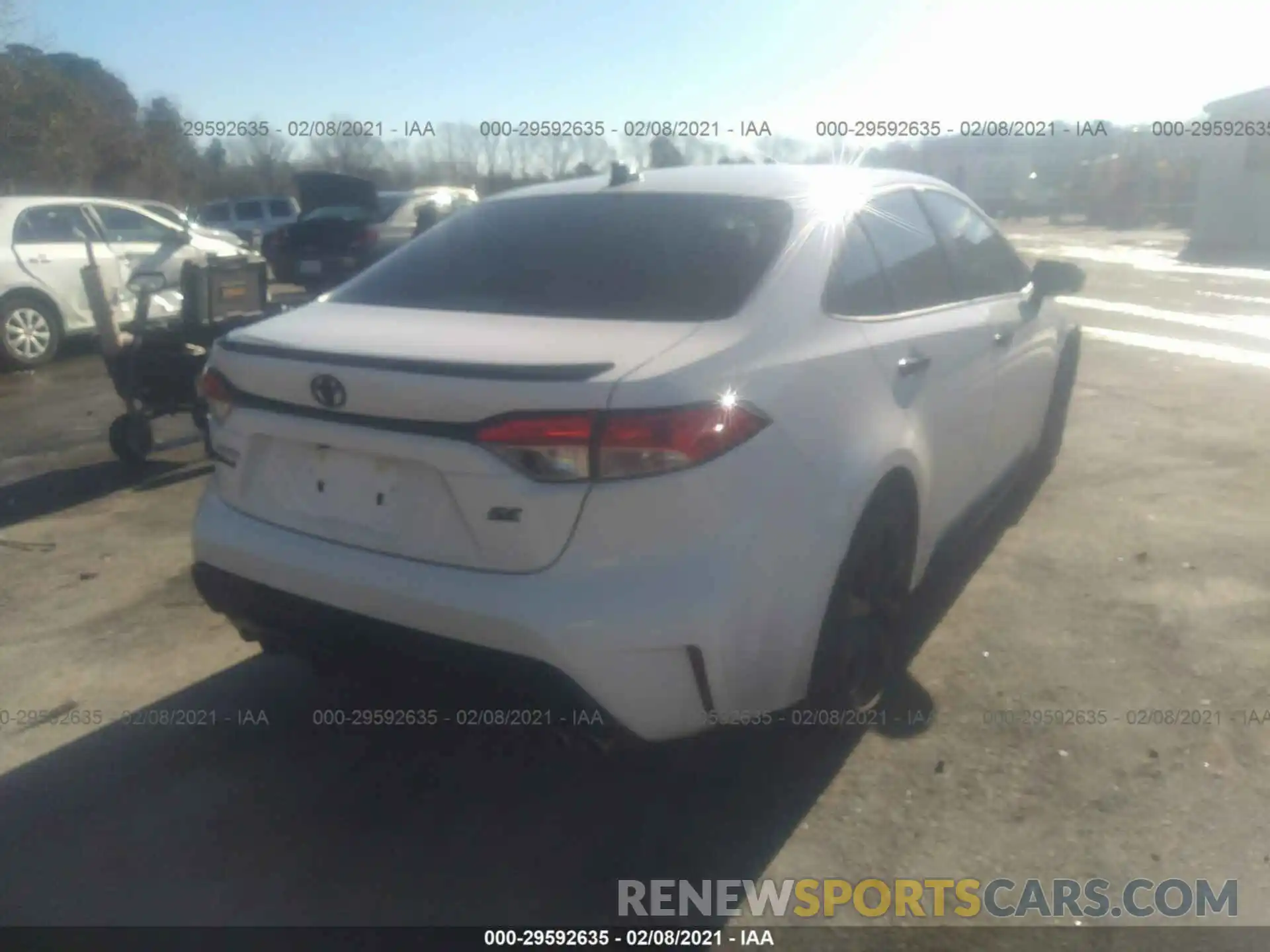 4 Photograph of a damaged car 5YFS4MCE7MP058369 TOYOTA COROLLA 2021