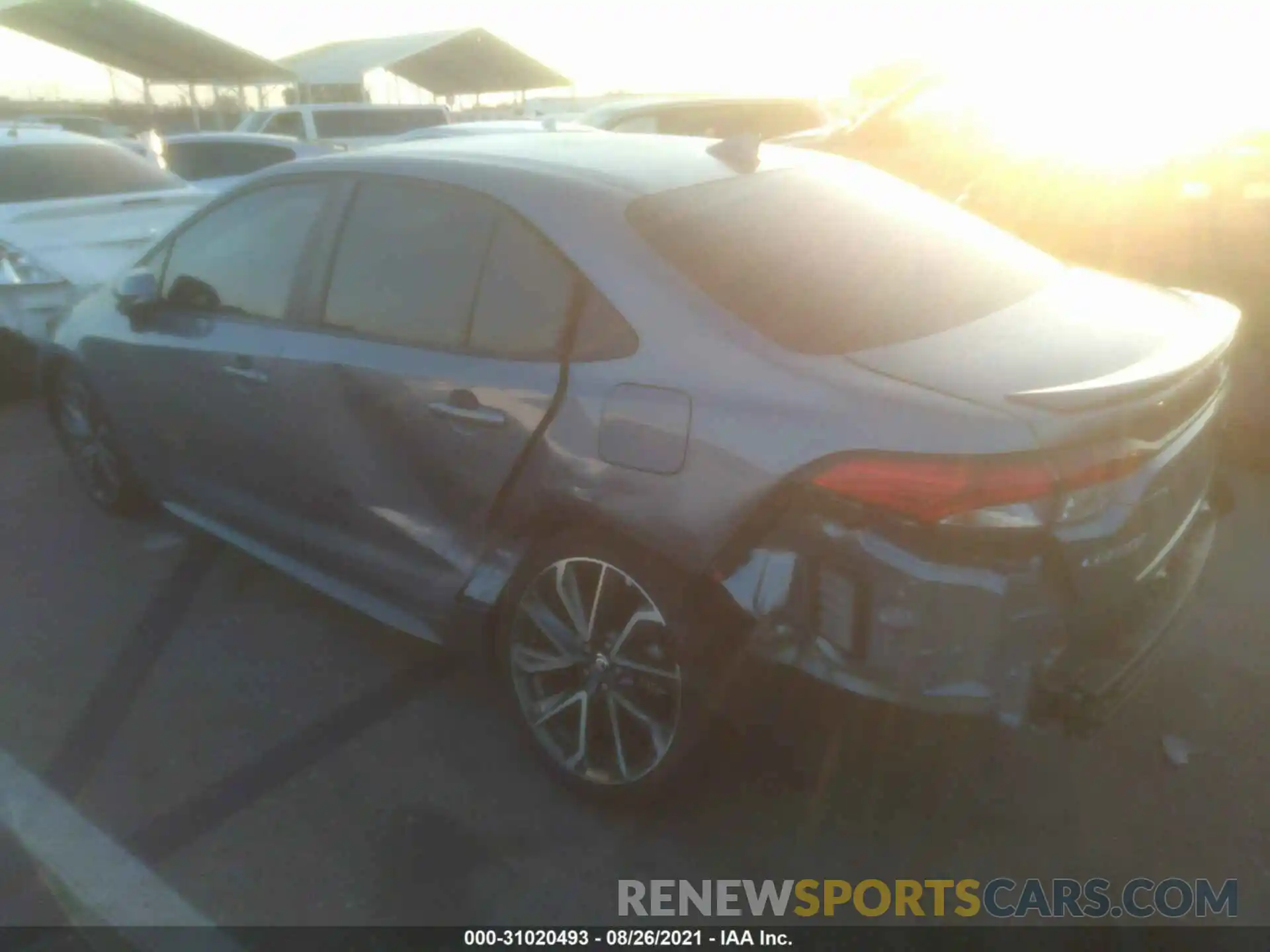 3 Photograph of a damaged car 5YFS4MCE7MP060123 TOYOTA COROLLA 2021