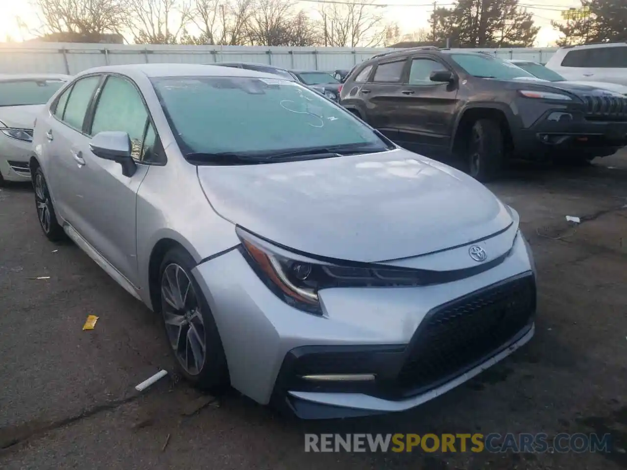 1 Photograph of a damaged car 5YFS4MCE7MP061062 TOYOTA COROLLA 2021