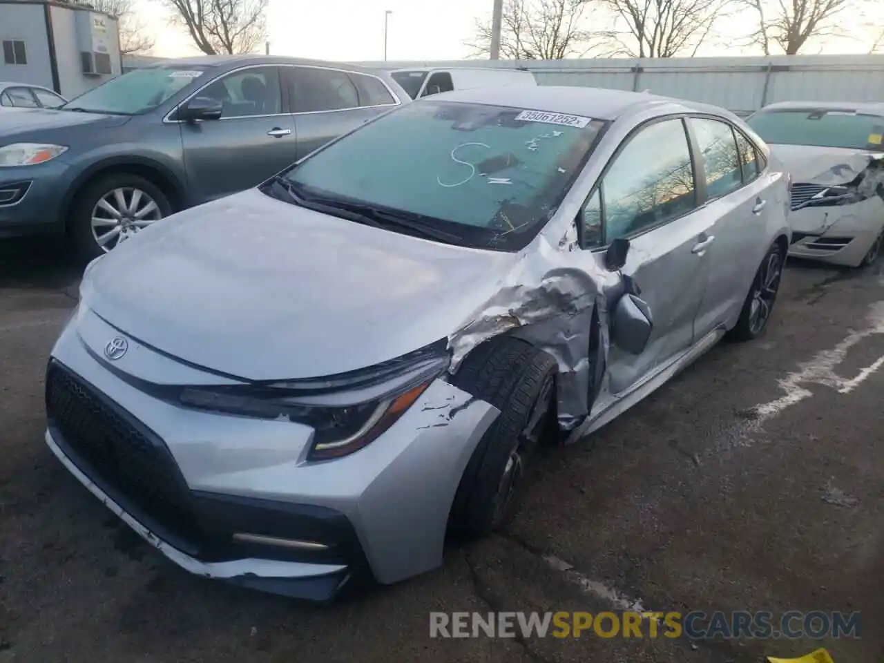 2 Photograph of a damaged car 5YFS4MCE7MP061062 TOYOTA COROLLA 2021