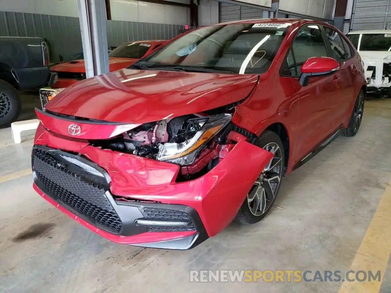 9 Photograph of a damaged car 5YFS4MCE7MP061966 TOYOTA COROLLA 2021