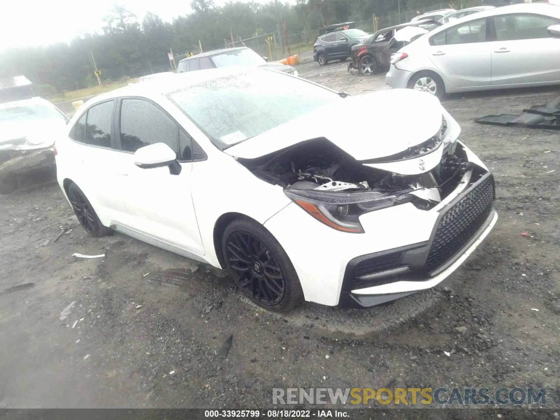 1 Photograph of a damaged car 5YFS4MCE7MP062244 TOYOTA COROLLA 2021