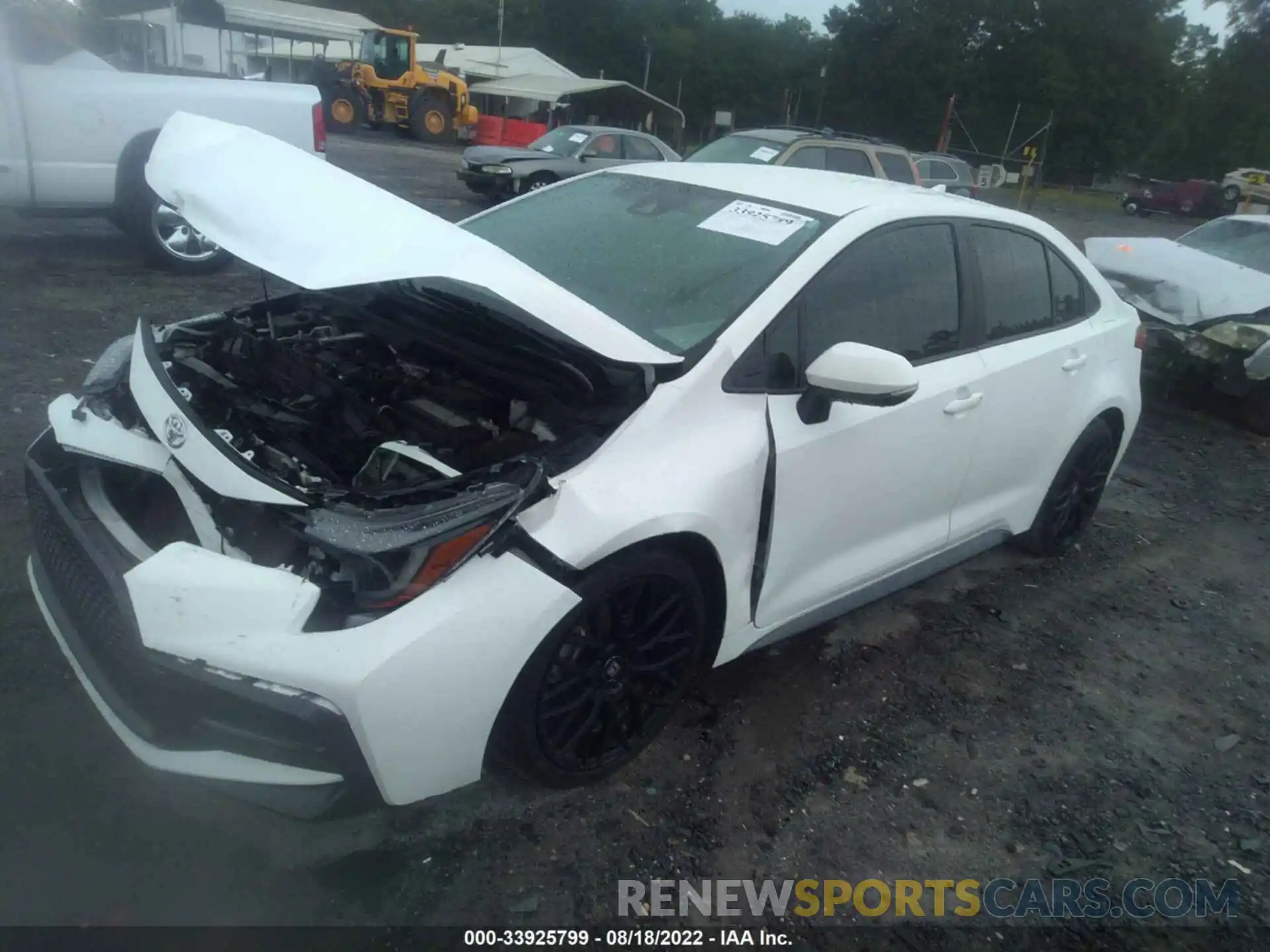 2 Photograph of a damaged car 5YFS4MCE7MP062244 TOYOTA COROLLA 2021