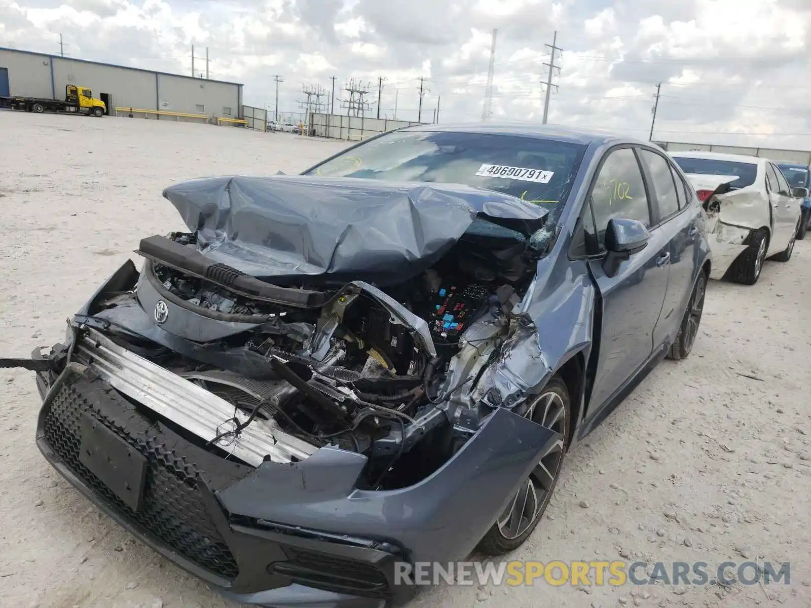 2 Photograph of a damaged car 5YFS4MCE7MP063782 TOYOTA COROLLA 2021