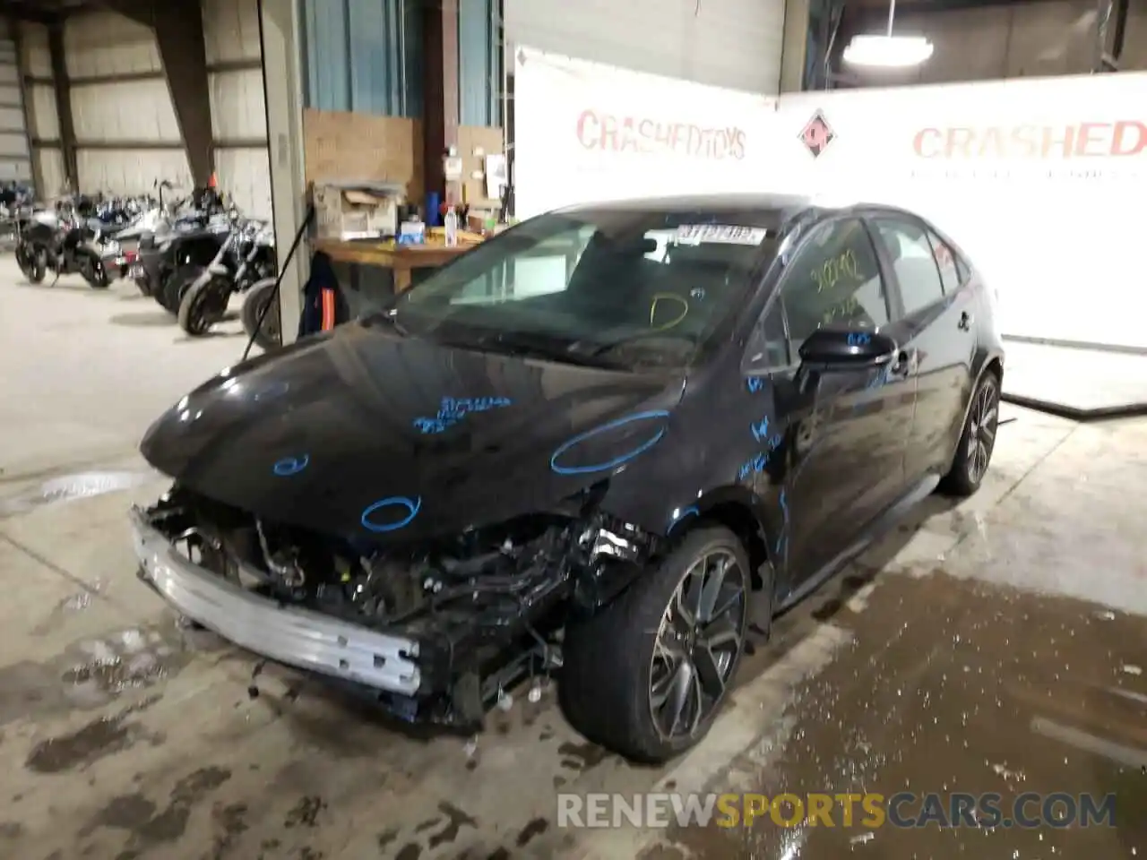 2 Photograph of a damaged car 5YFS4MCE7MP065032 TOYOTA COROLLA 2021