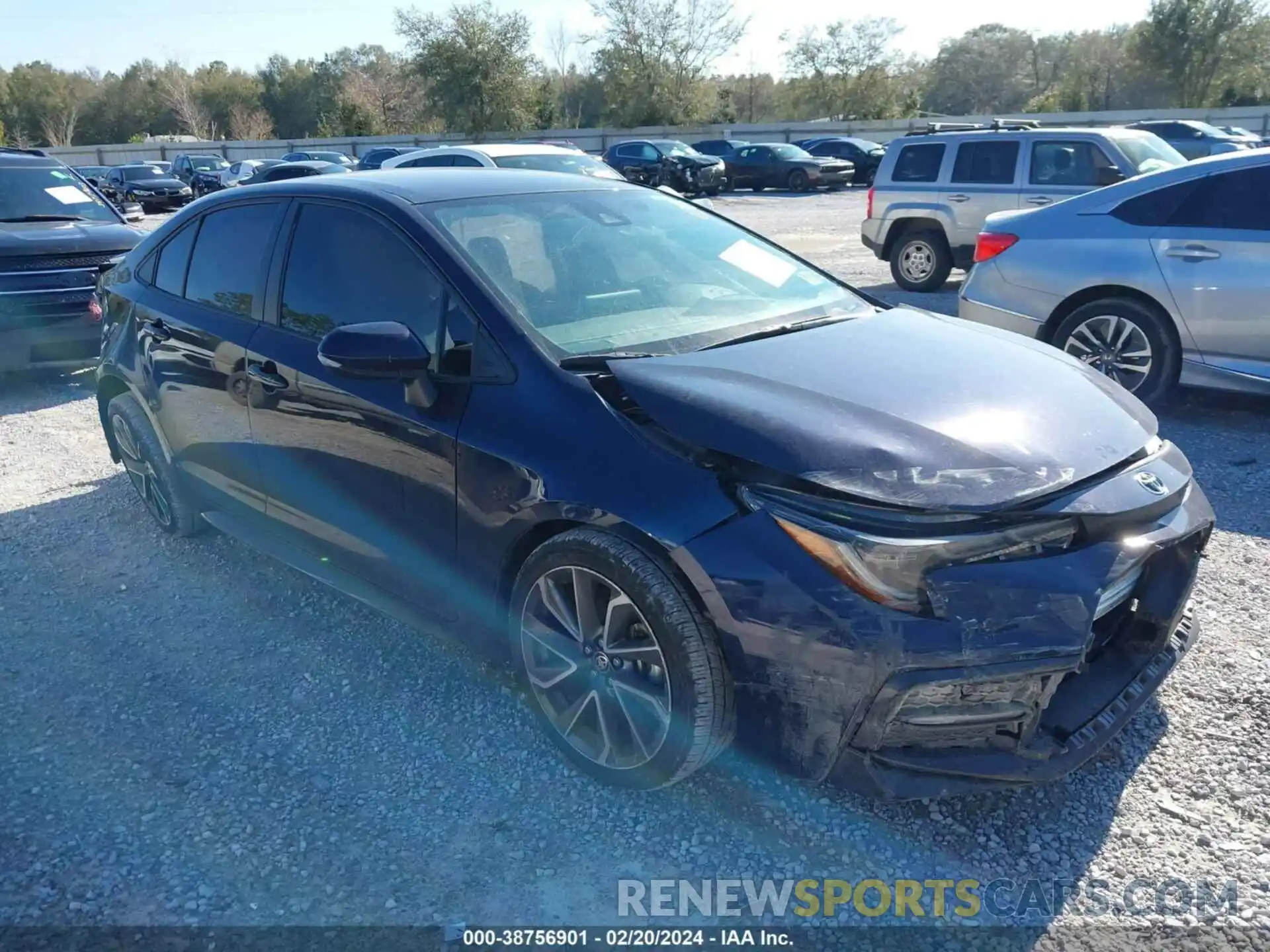 1 Photograph of a damaged car 5YFS4MCE7MP065855 TOYOTA COROLLA 2021