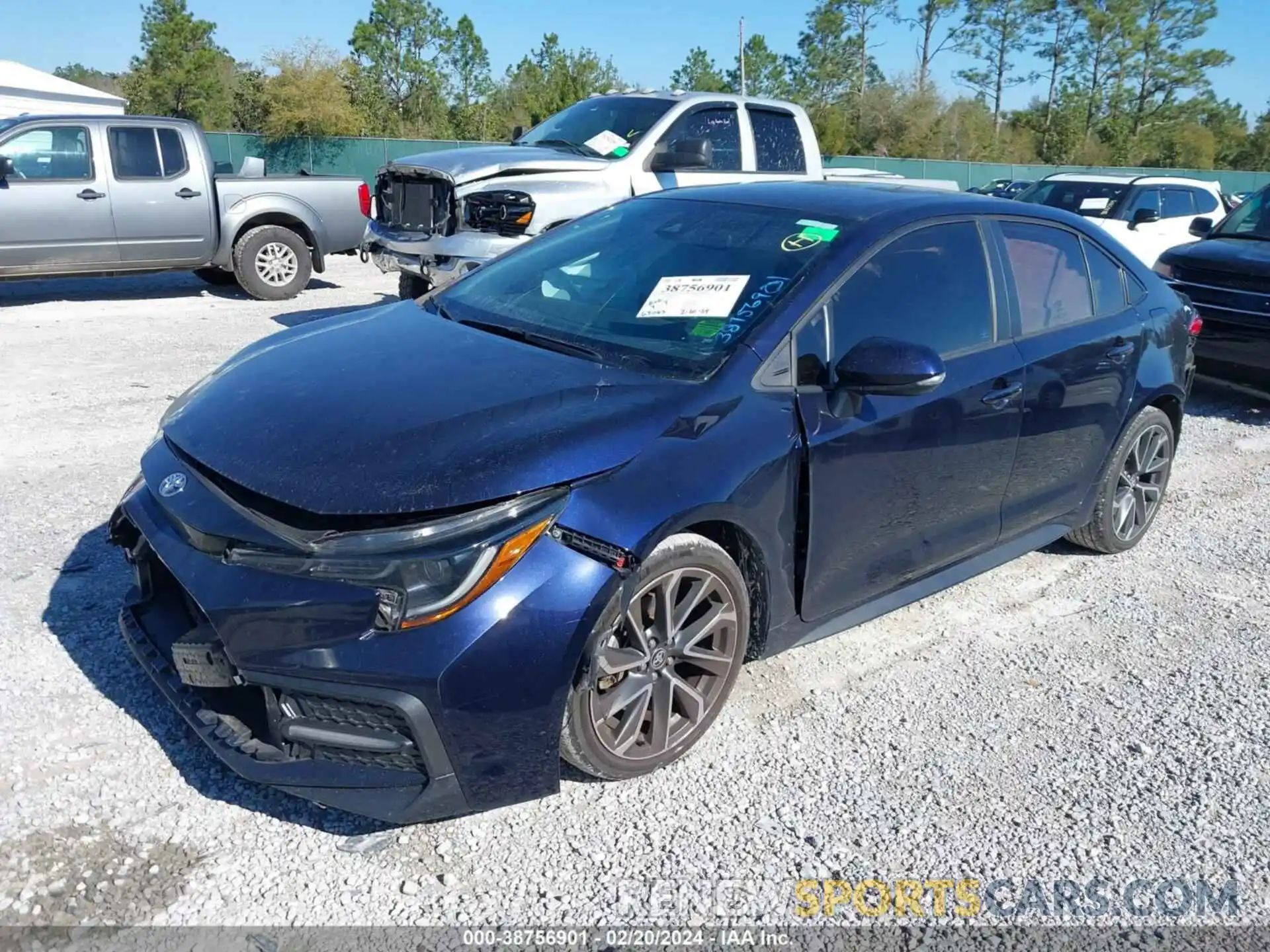 2 Photograph of a damaged car 5YFS4MCE7MP065855 TOYOTA COROLLA 2021