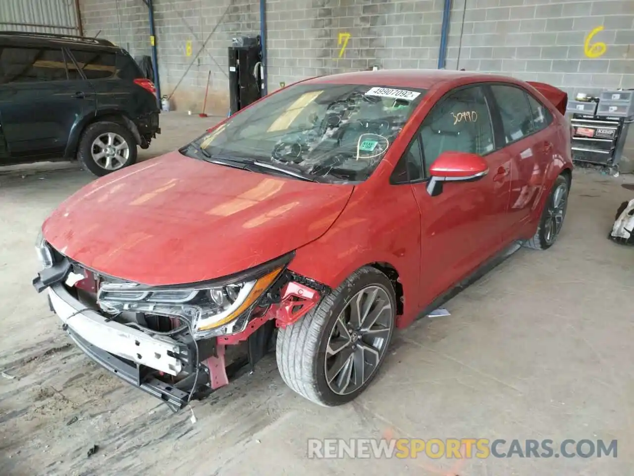 2 Photograph of a damaged car 5YFS4MCE7MP066293 TOYOTA COROLLA 2021