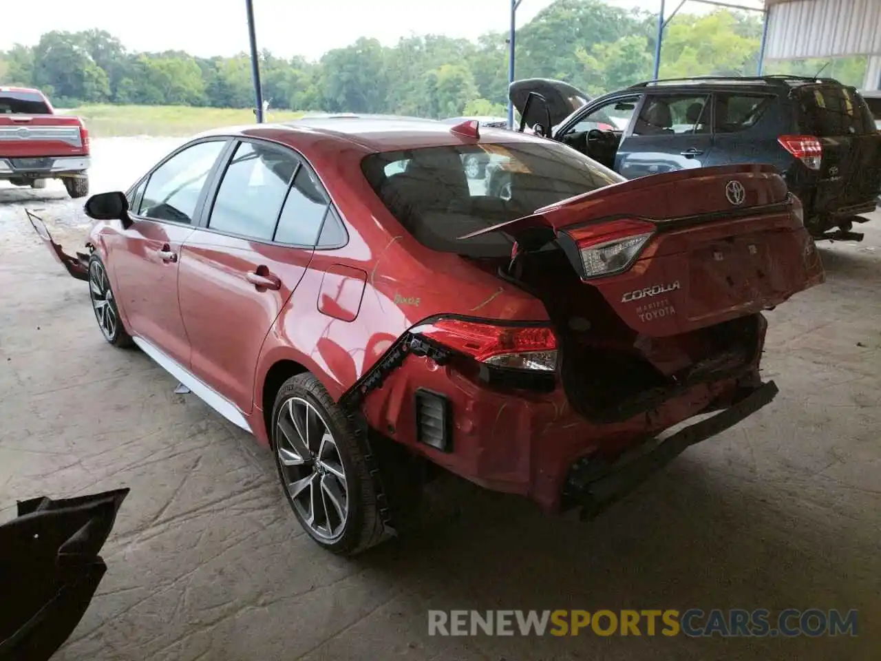 3 Photograph of a damaged car 5YFS4MCE7MP066293 TOYOTA COROLLA 2021