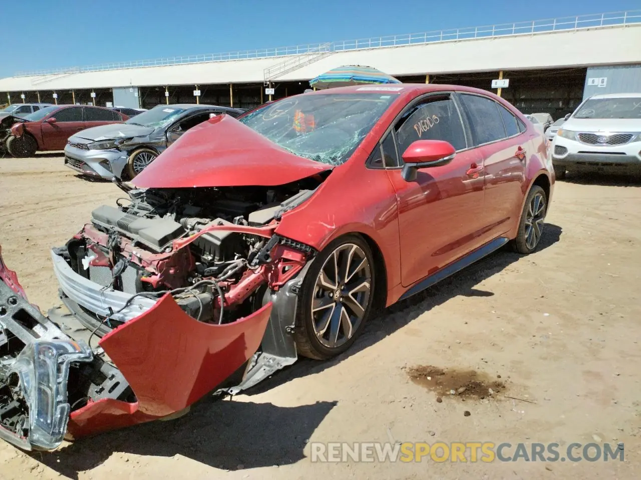 2 Photograph of a damaged car 5YFS4MCE7MP066343 TOYOTA COROLLA 2021