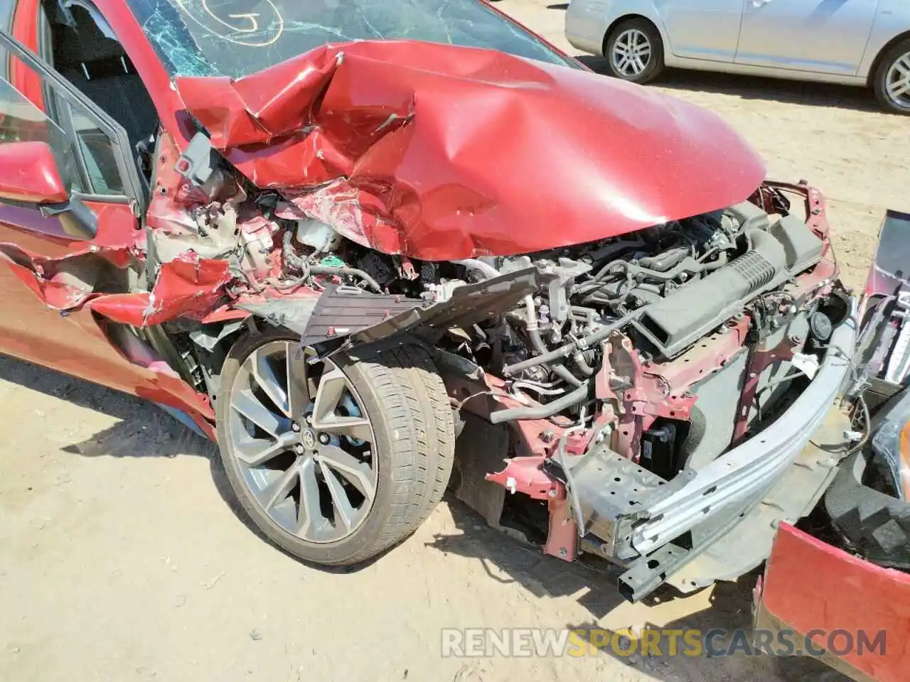 9 Photograph of a damaged car 5YFS4MCE7MP066343 TOYOTA COROLLA 2021