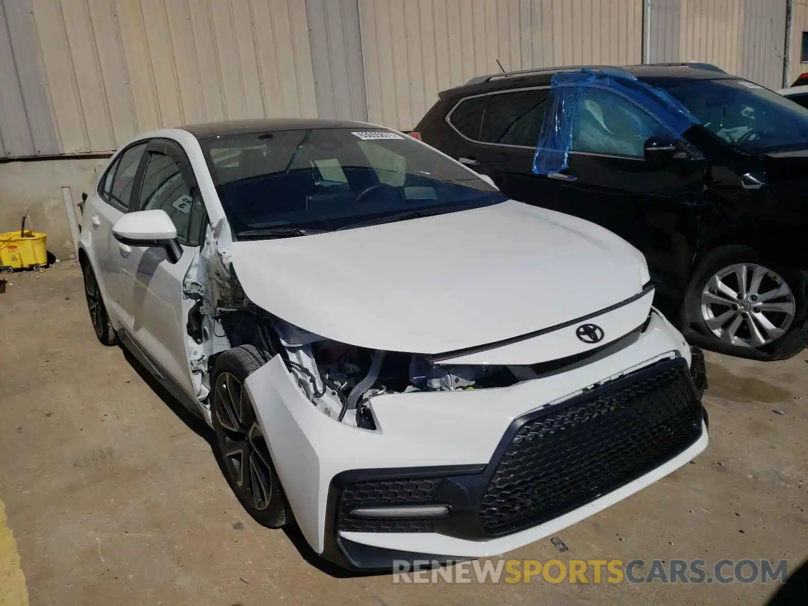 1 Photograph of a damaged car 5YFS4MCE7MP067105 TOYOTA COROLLA 2021