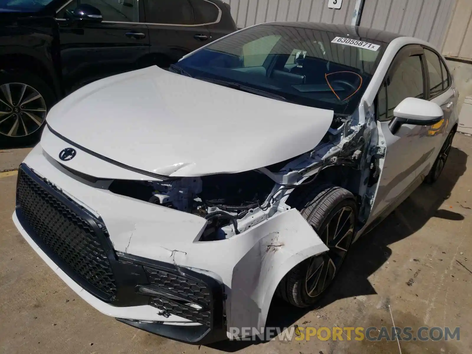 2 Photograph of a damaged car 5YFS4MCE7MP067105 TOYOTA COROLLA 2021