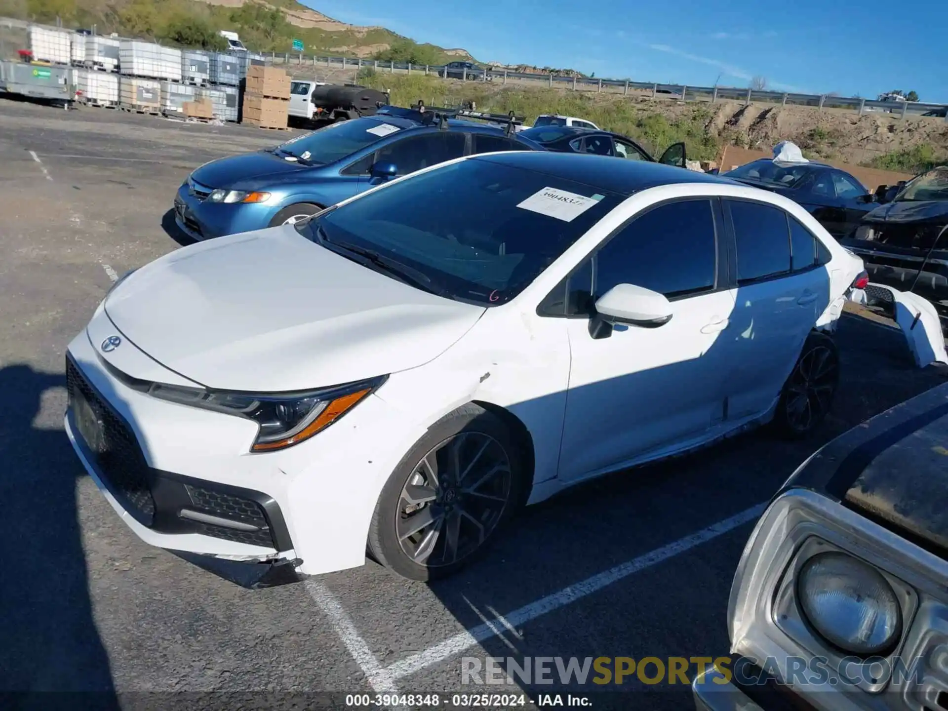 2 Photograph of a damaged car 5YFS4MCE7MP070215 TOYOTA COROLLA 2021