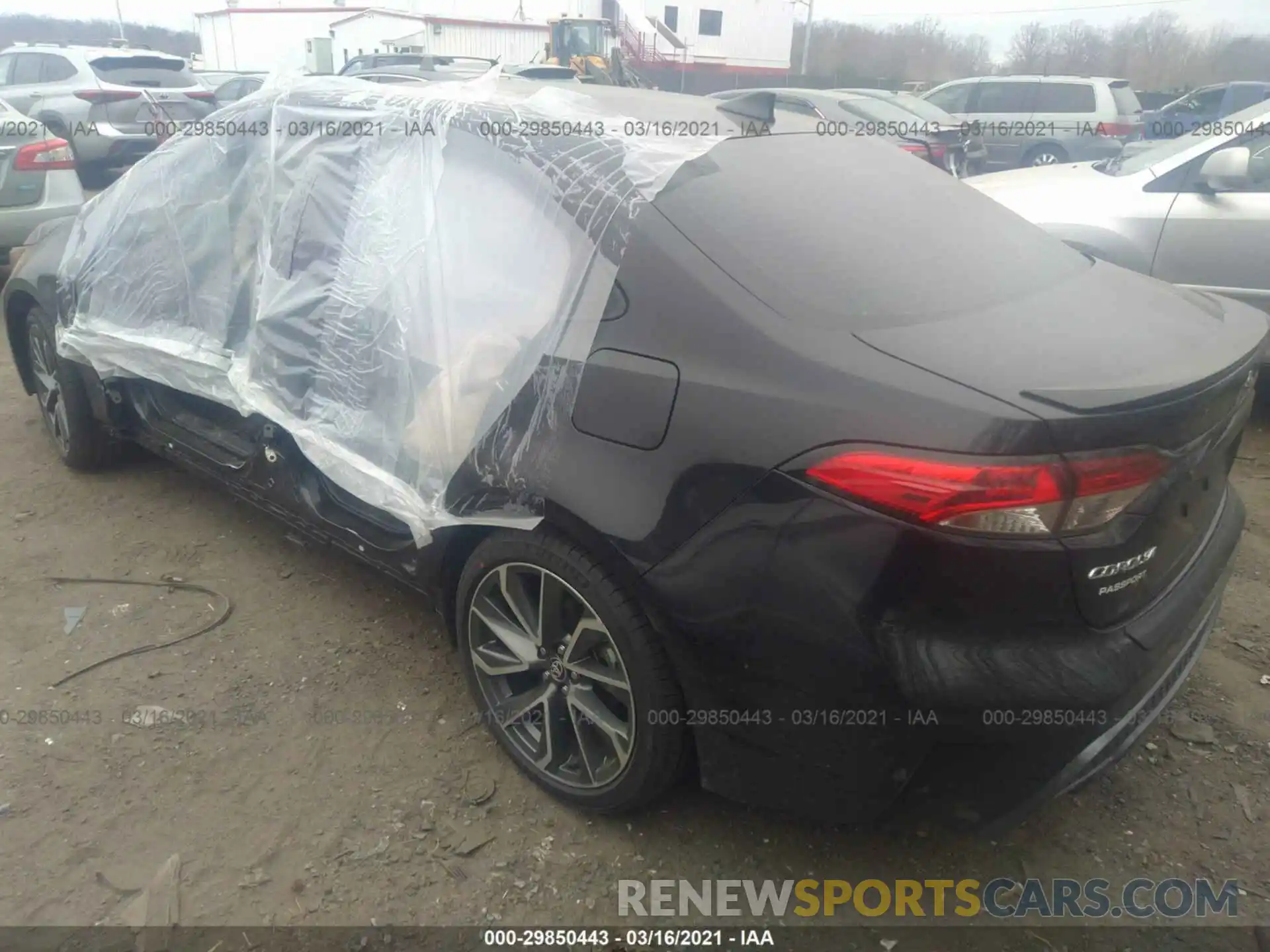 3 Photograph of a damaged car 5YFS4MCE7MP070506 TOYOTA COROLLA 2021