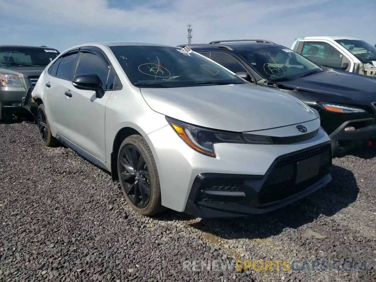 1 Photograph of a damaged car 5YFS4MCE7MP070912 TOYOTA COROLLA 2021