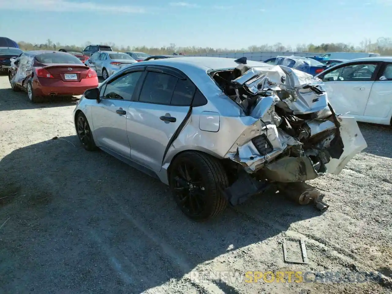 3 Photograph of a damaged car 5YFS4MCE7MP070912 TOYOTA COROLLA 2021