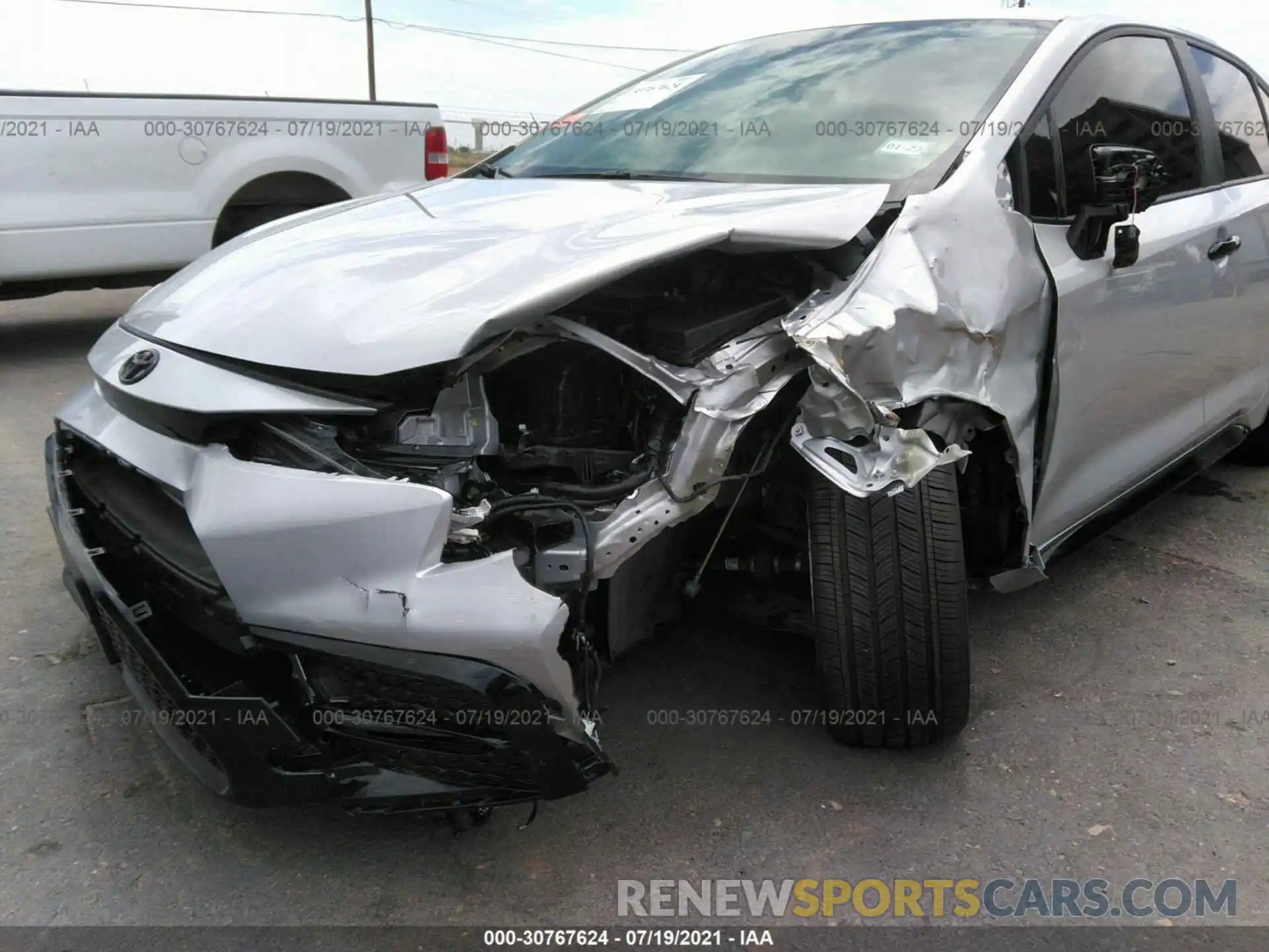 6 Photograph of a damaged car 5YFS4MCE7MP074992 TOYOTA COROLLA 2021