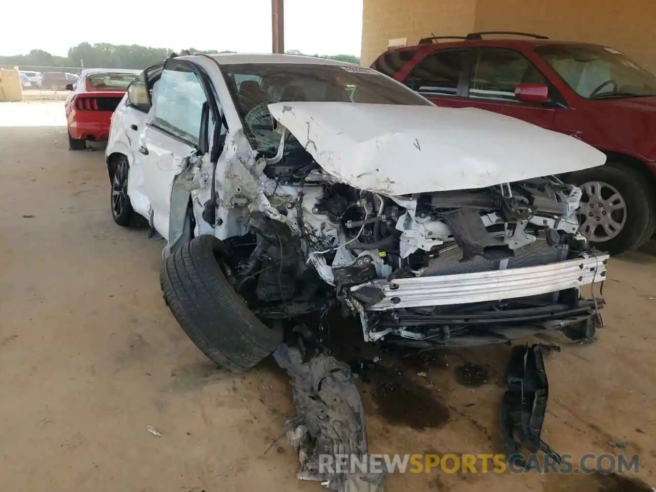 1 Photograph of a damaged car 5YFS4MCE7MP076323 TOYOTA COROLLA 2021