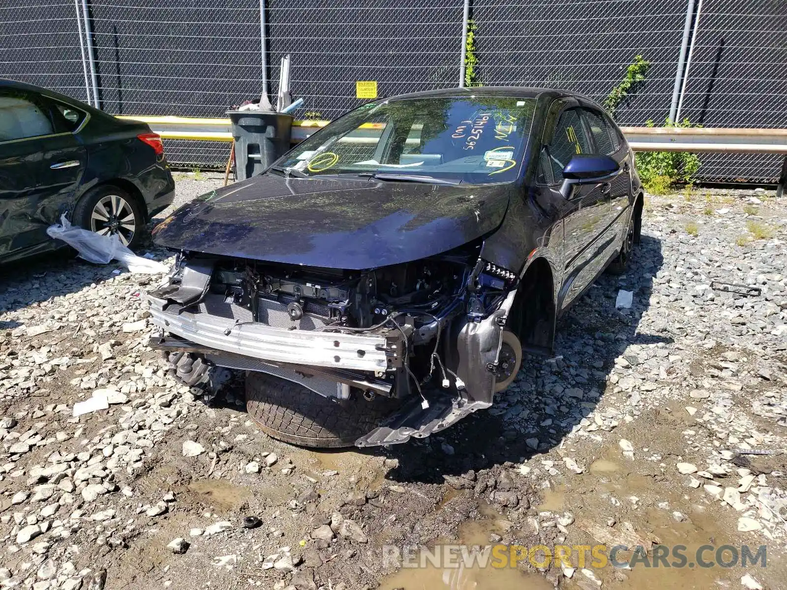 2 Photograph of a damaged car 5YFS4MCE7MP077231 TOYOTA COROLLA 2021