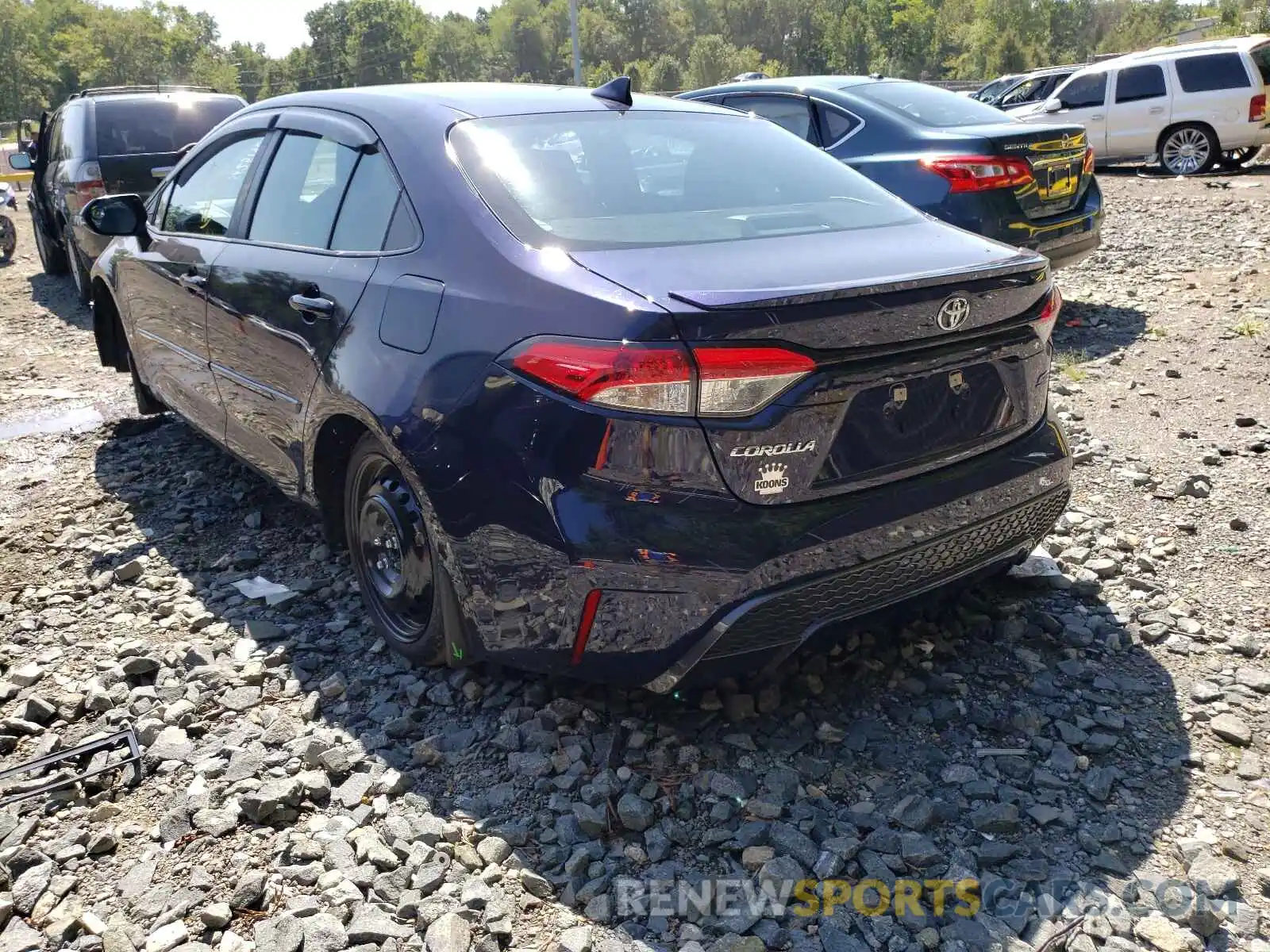 3 Photograph of a damaged car 5YFS4MCE7MP077231 TOYOTA COROLLA 2021