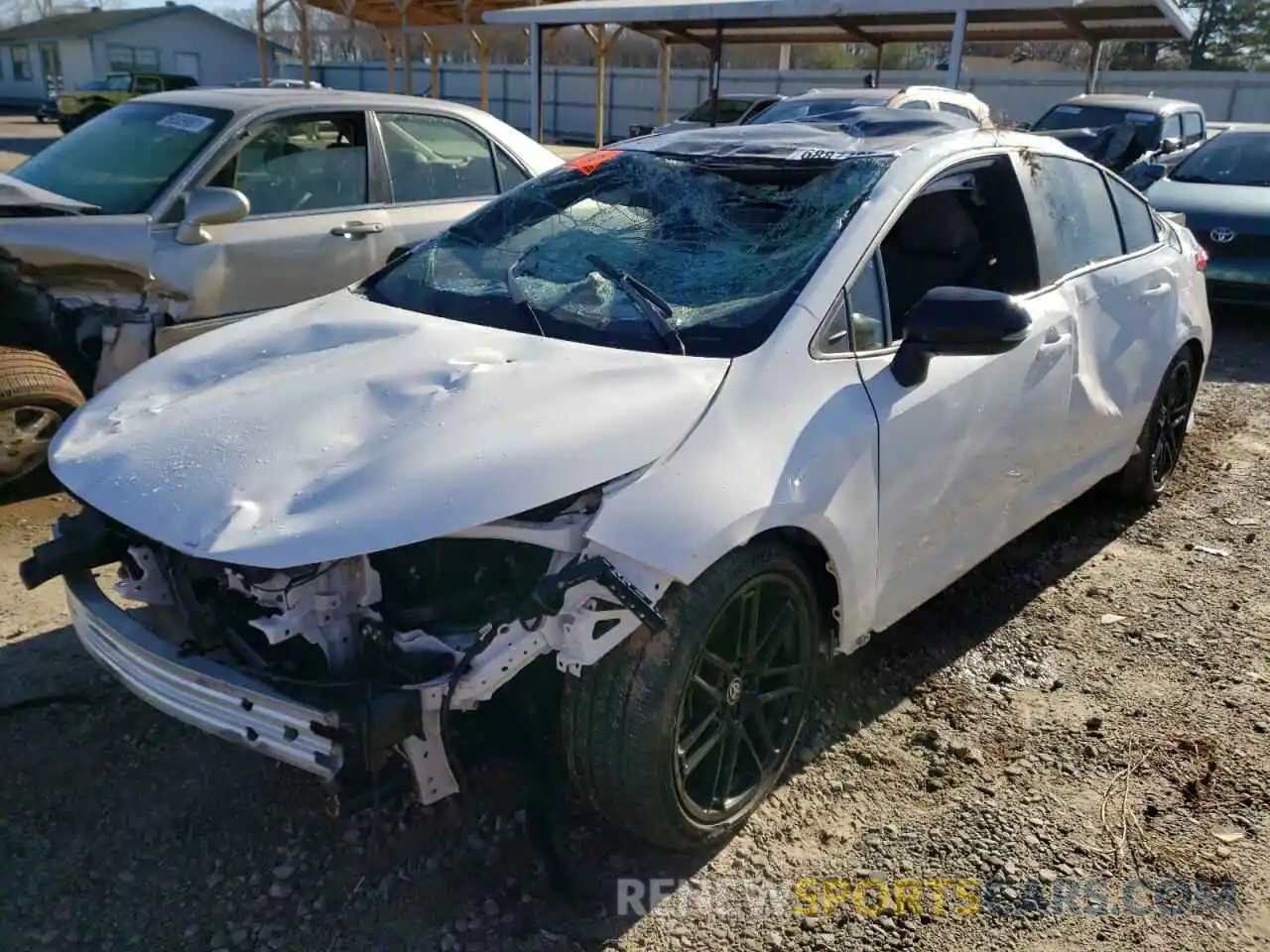 2 Photograph of a damaged car 5YFS4MCE7MP077343 TOYOTA COROLLA 2021