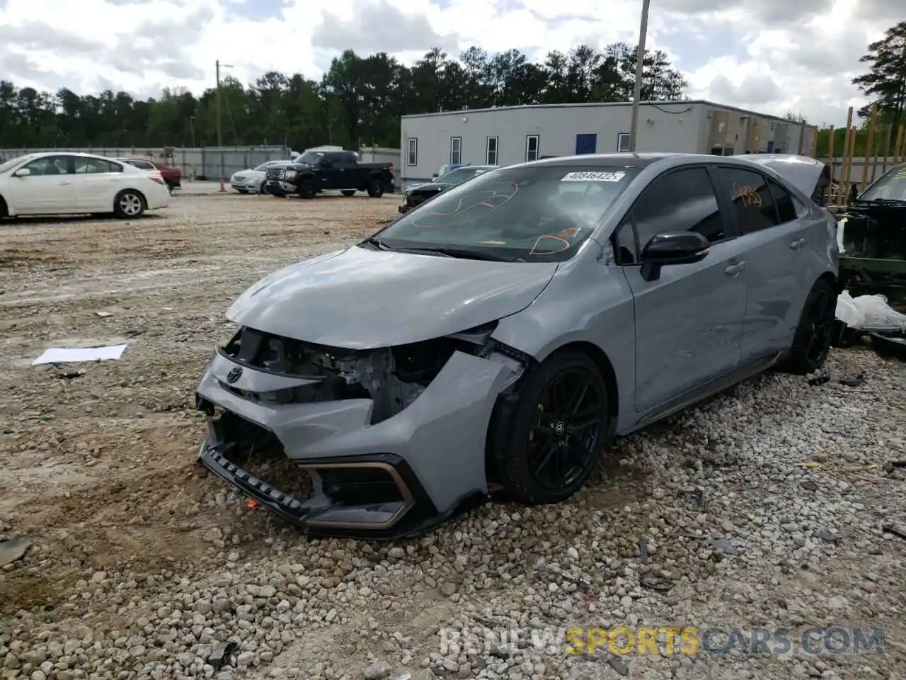 2 Photograph of a damaged car 5YFS4MCE7MP078427 TOYOTA COROLLA 2021