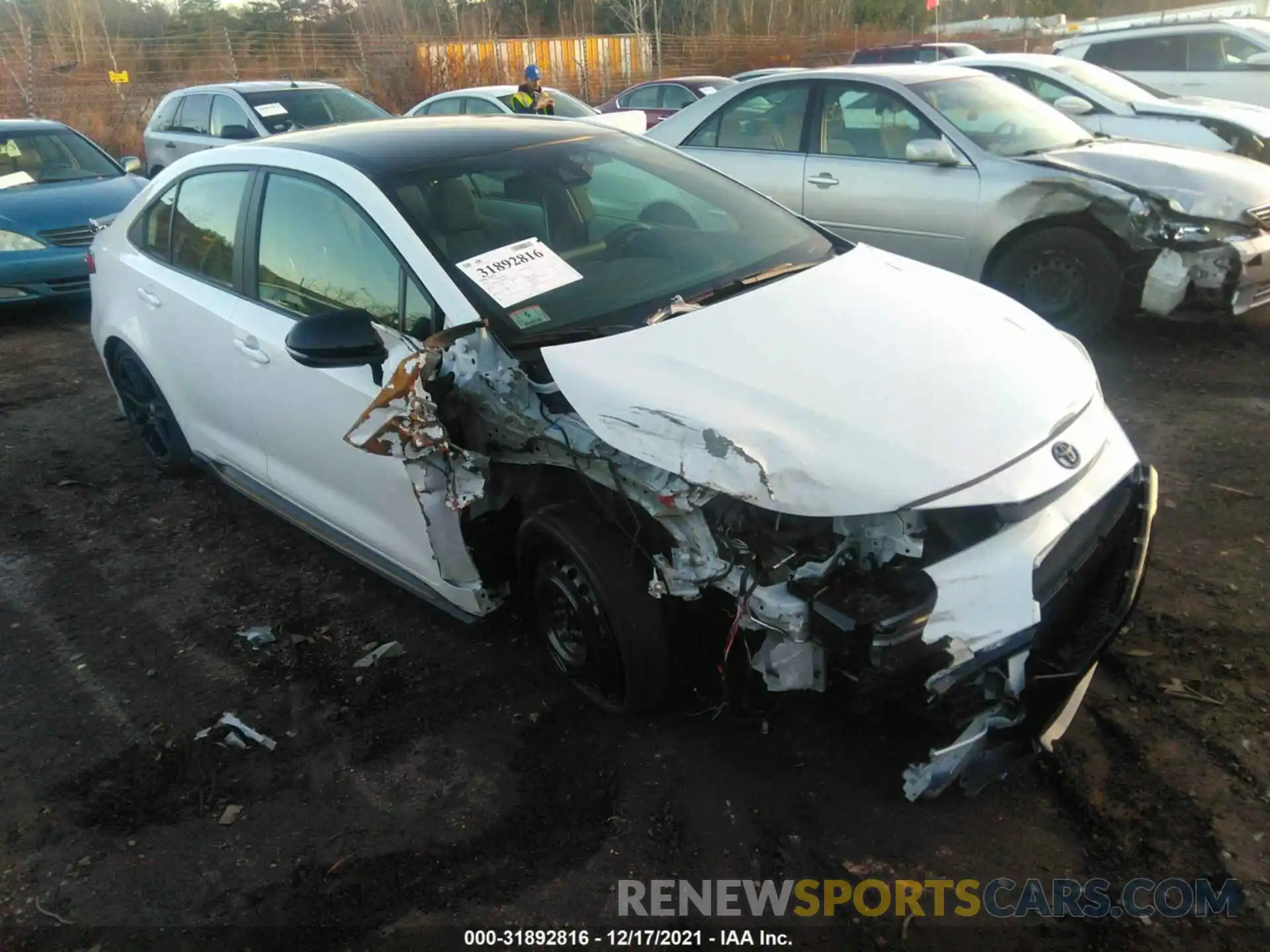 1 Photograph of a damaged car 5YFS4MCE7MP079061 TOYOTA COROLLA 2021