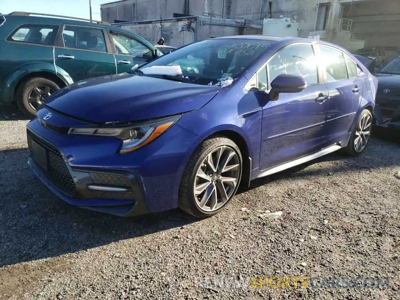 2 Photograph of a damaged car 5YFS4MCE7MP079416 TOYOTA COROLLA 2021