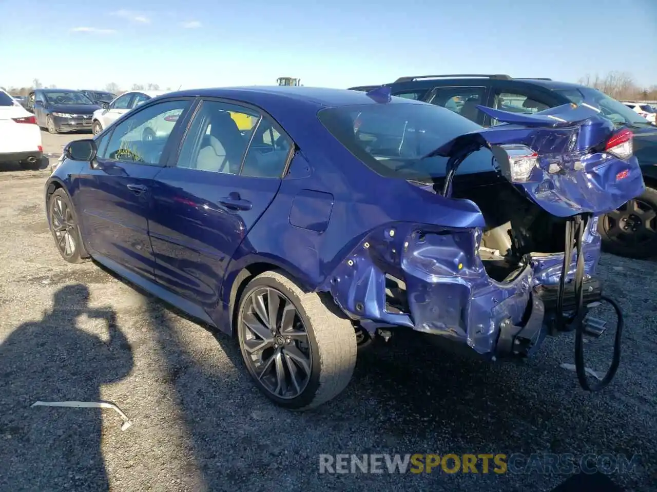 3 Photograph of a damaged car 5YFS4MCE7MP079416 TOYOTA COROLLA 2021