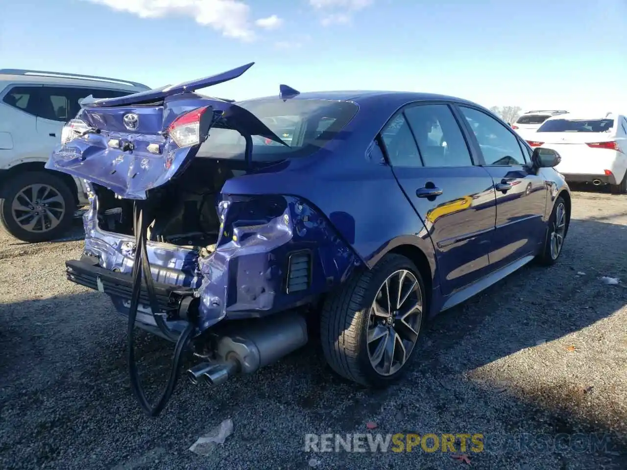 4 Photograph of a damaged car 5YFS4MCE7MP079416 TOYOTA COROLLA 2021