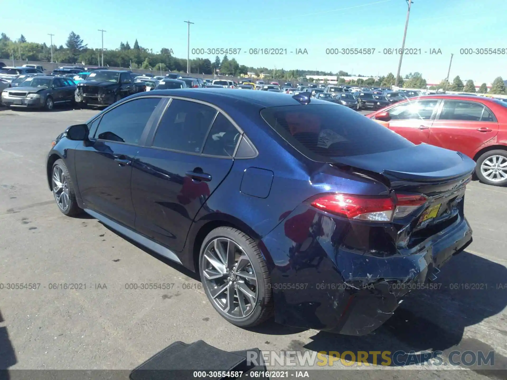 3 Photograph of a damaged car 5YFS4MCE7MP079450 TOYOTA COROLLA 2021