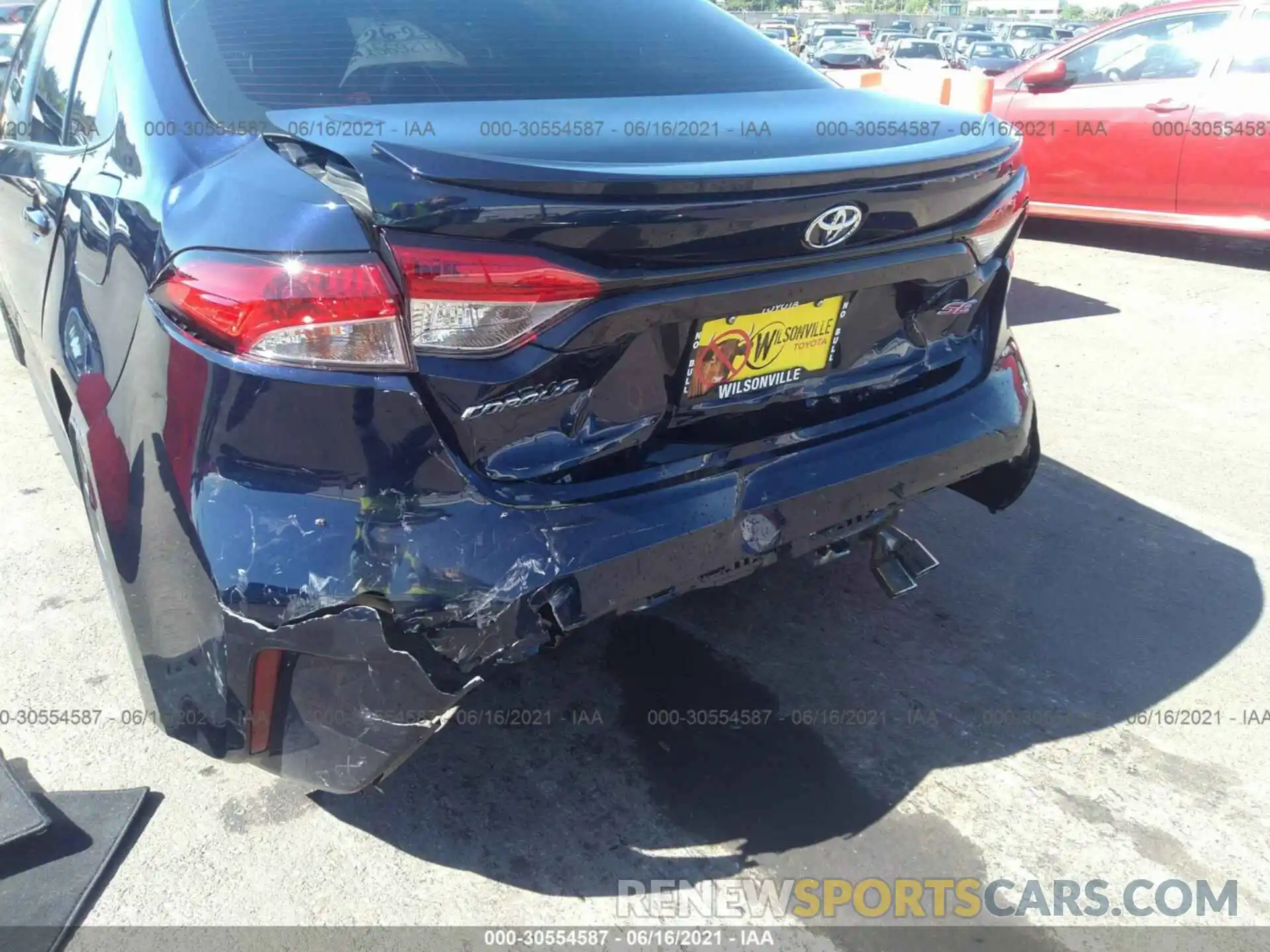 6 Photograph of a damaged car 5YFS4MCE7MP079450 TOYOTA COROLLA 2021