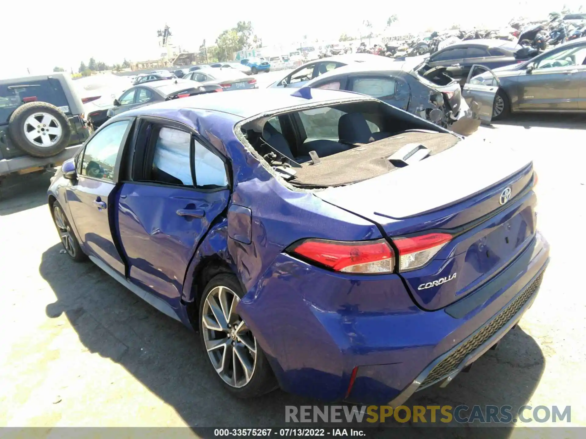 3 Photograph of a damaged car 5YFS4MCE7MP079478 TOYOTA COROLLA 2021