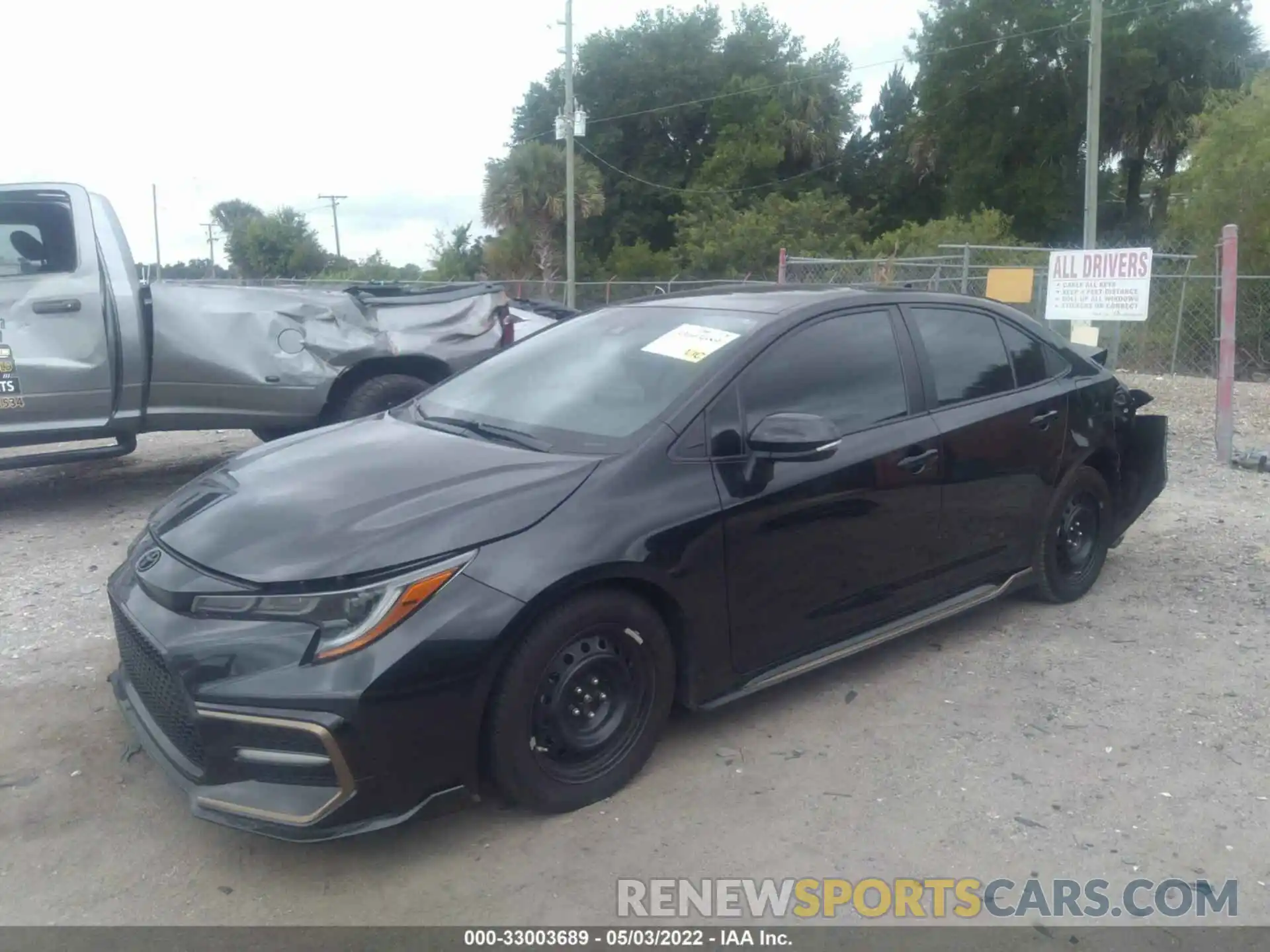 2 Photograph of a damaged car 5YFS4MCE7MP079660 TOYOTA COROLLA 2021