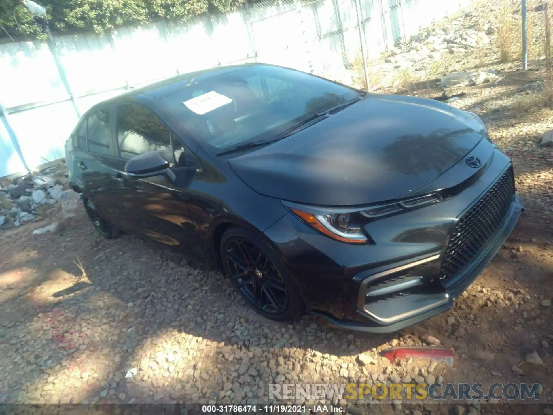 1 Photograph of a damaged car 5YFS4MCE7MP081439 TOYOTA COROLLA 2021