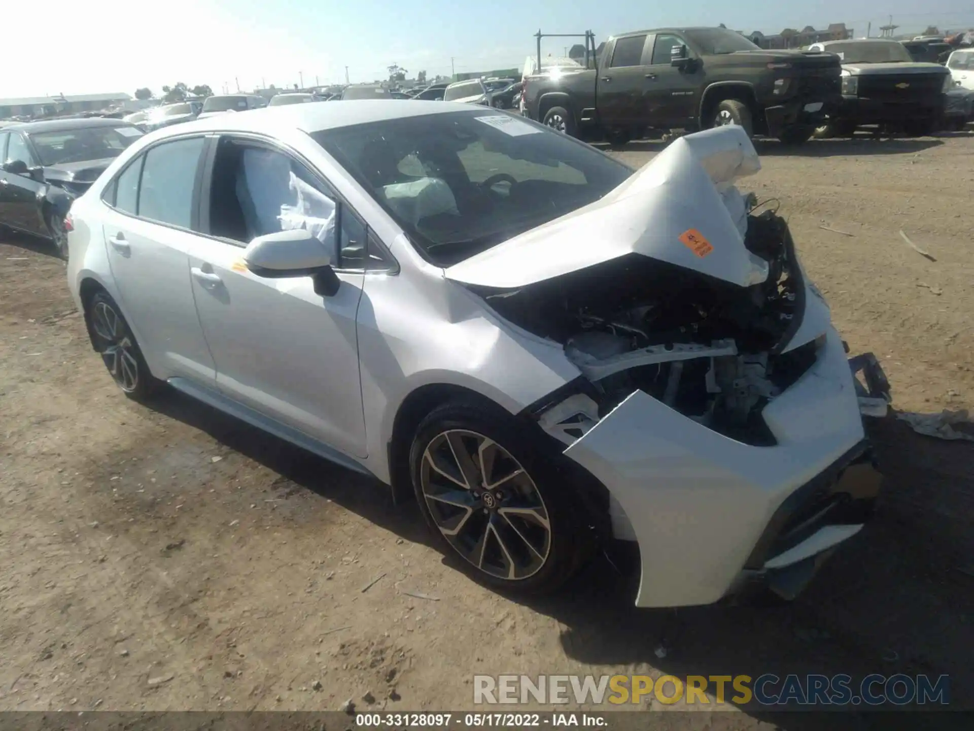 1 Photograph of a damaged car 5YFS4MCE7MP081991 TOYOTA COROLLA 2021